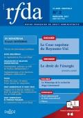 (rfda) Revue française de droit administratif 표지이미지