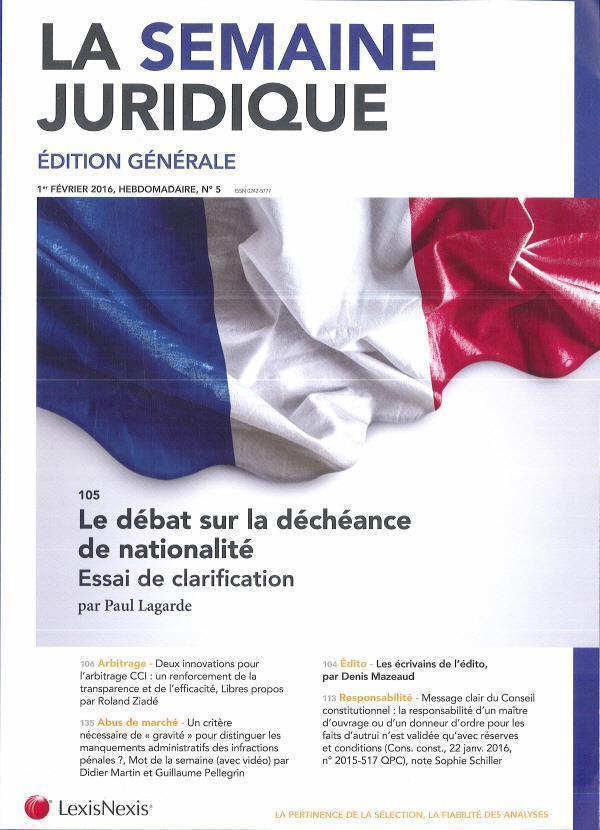 La semaine juridique: édition générale 표지이미지